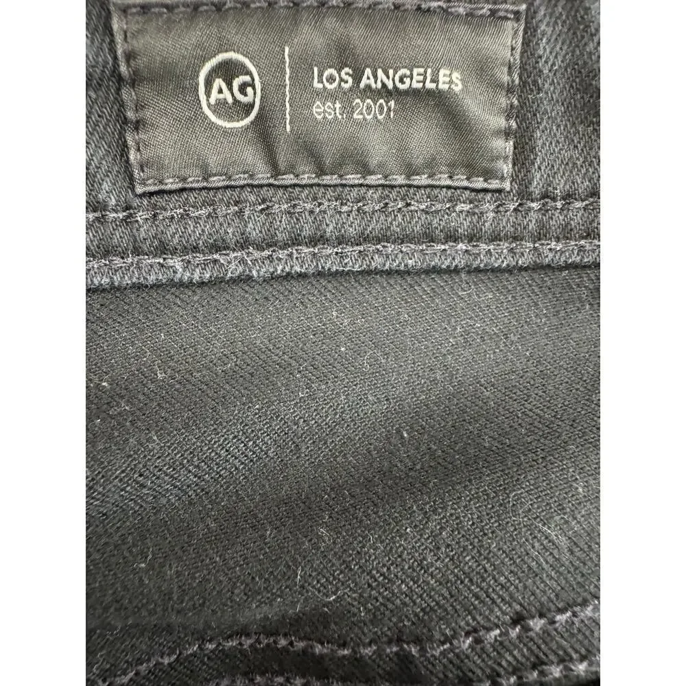 AG Adriano Goldschmied Men's Size 36x34 Black Tellis Modern Slim Jeans